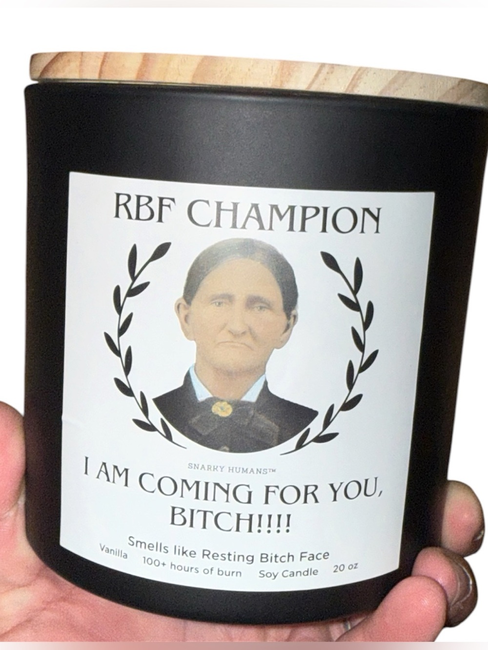 RBF Champion Novelty 20oz  Candle- NEW